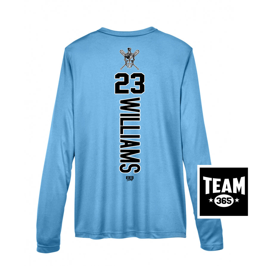 Team 365 TT11WL Women's Zone Performance Long-Sleeve T-Shirt - St. Johns Titans Baseball