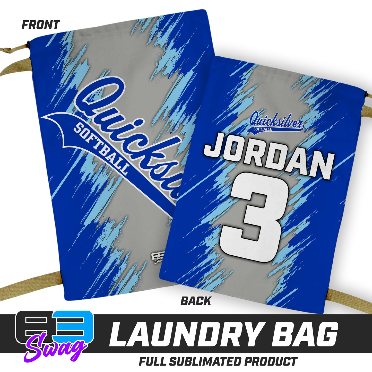 28"x36" Laundry Bag - Quicksilver Softball