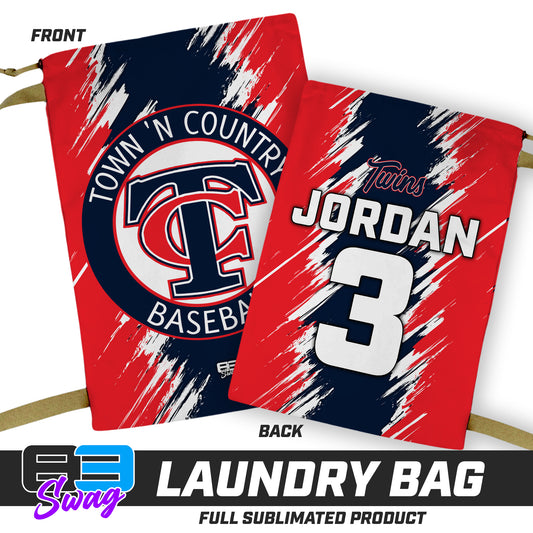 28"x36" Laundry Bag - Town N Country Baseball