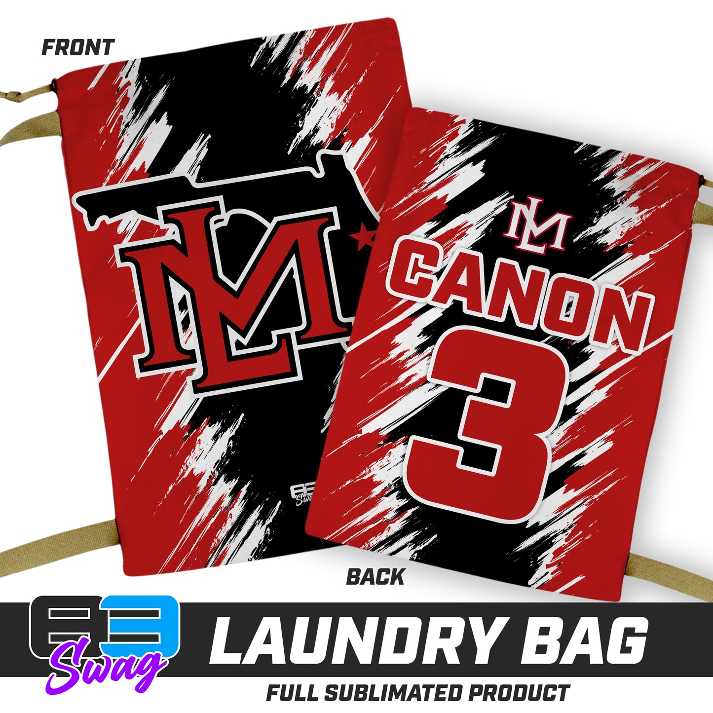 28"x36" Laundry Bag - Lake Mary All Stars Softball