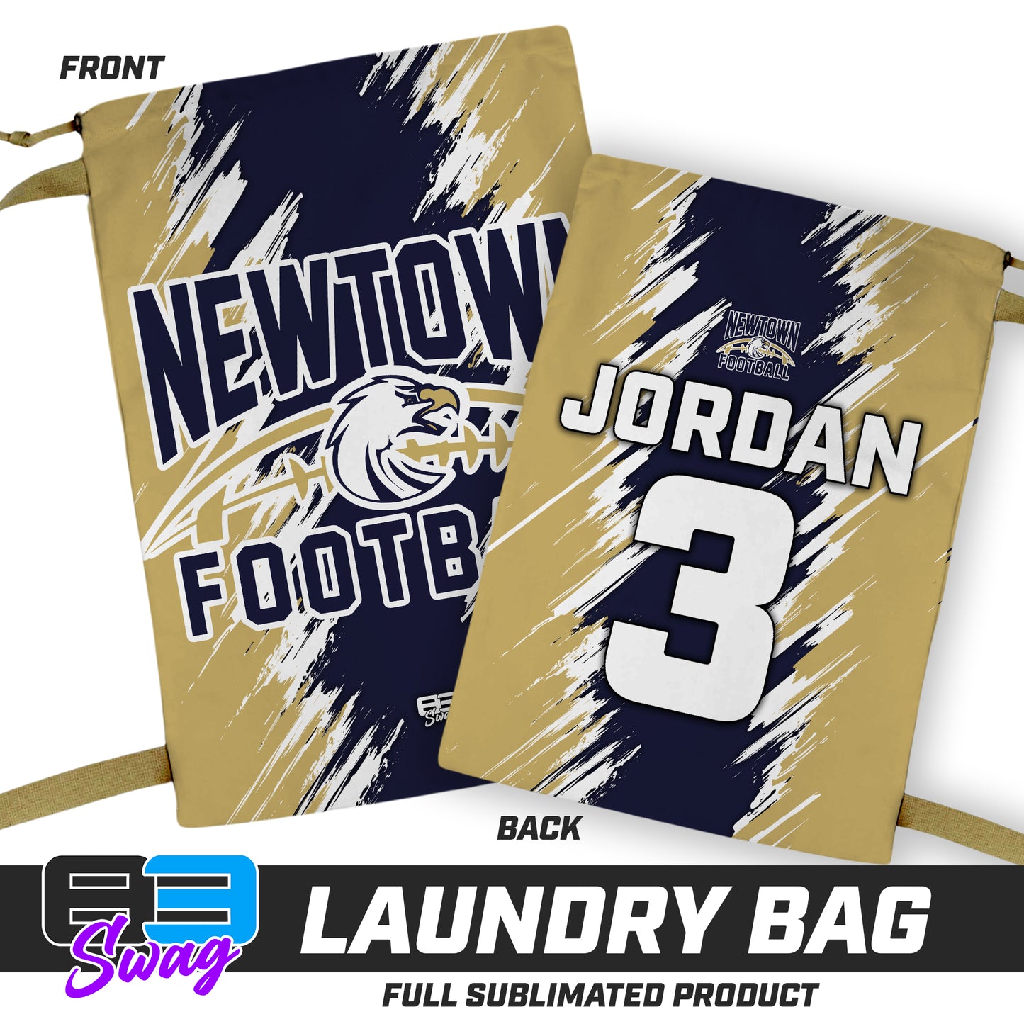 28"x36" Laundry Bag - Newtown Football