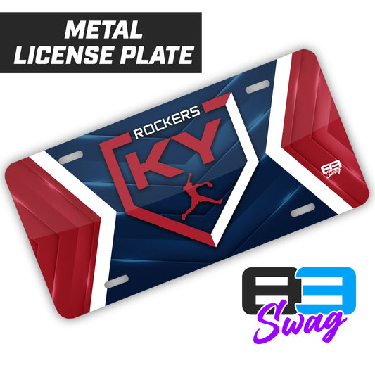 KY Rockers Softball - Metal Aluminum License Plate