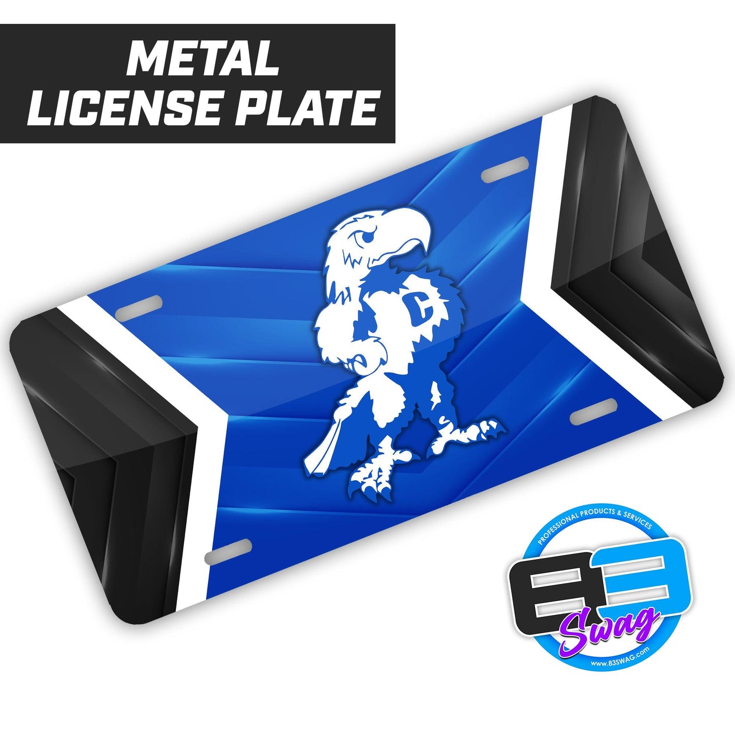 Valley Stream Central Eagles - Metal Aluminum License Plate
