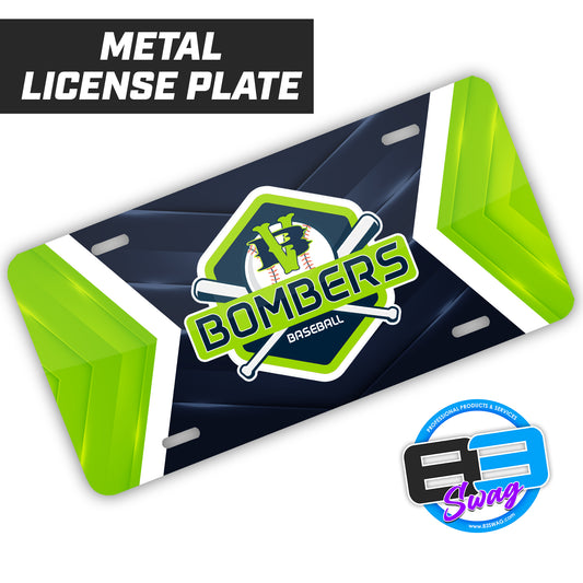 Bombers - Metal Aluminum License Plate