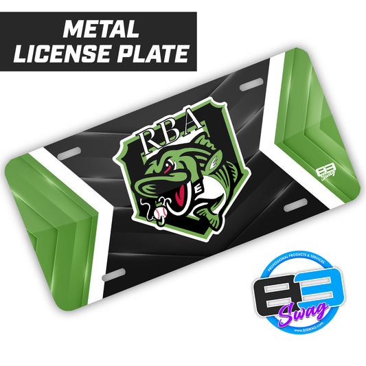 RBA Stripers Baseball - Metal Aluminum License Plate