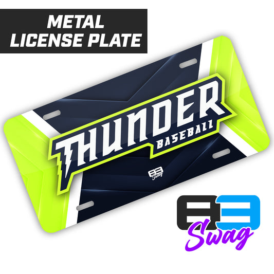 PVAA Thunder 2024 Edition - Metal Aluminum License Plate