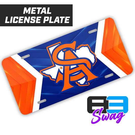 Metal Aluminum License Plate - San Angelo Central Football