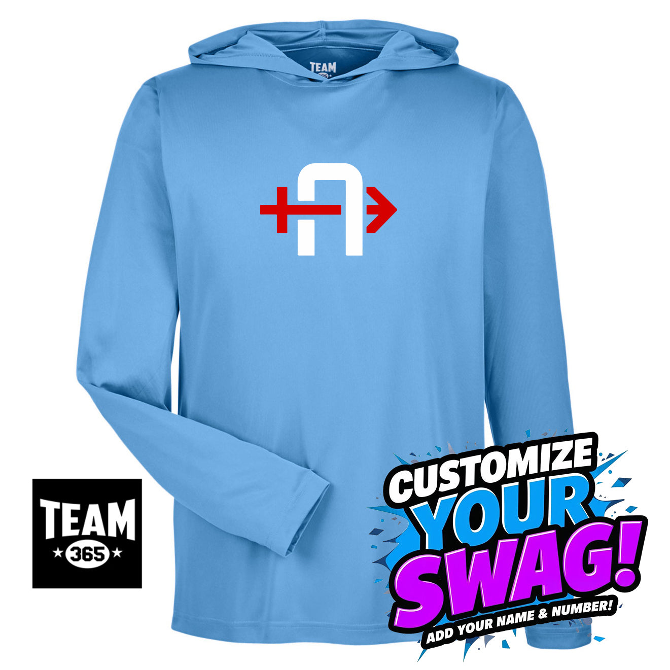 Team 365 Youth & Men's Zone Performance Hoodie - Arrows Baseball