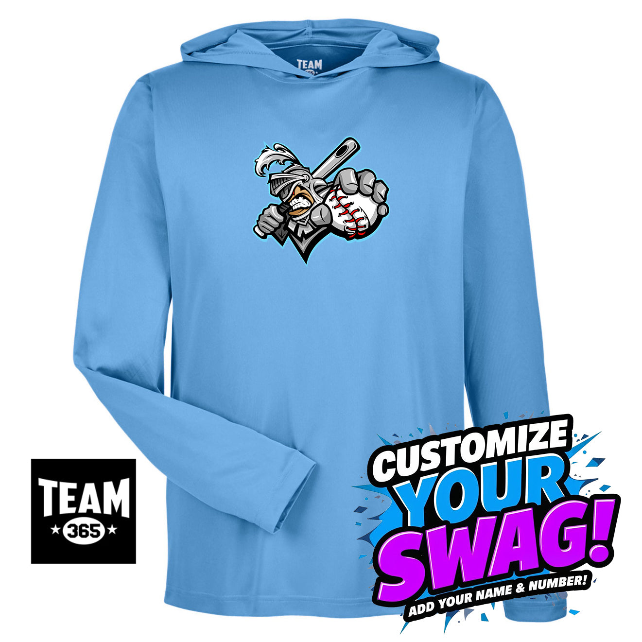 Team 365 Youth & Men's Zone Performance Hoodie - Knights Baseball