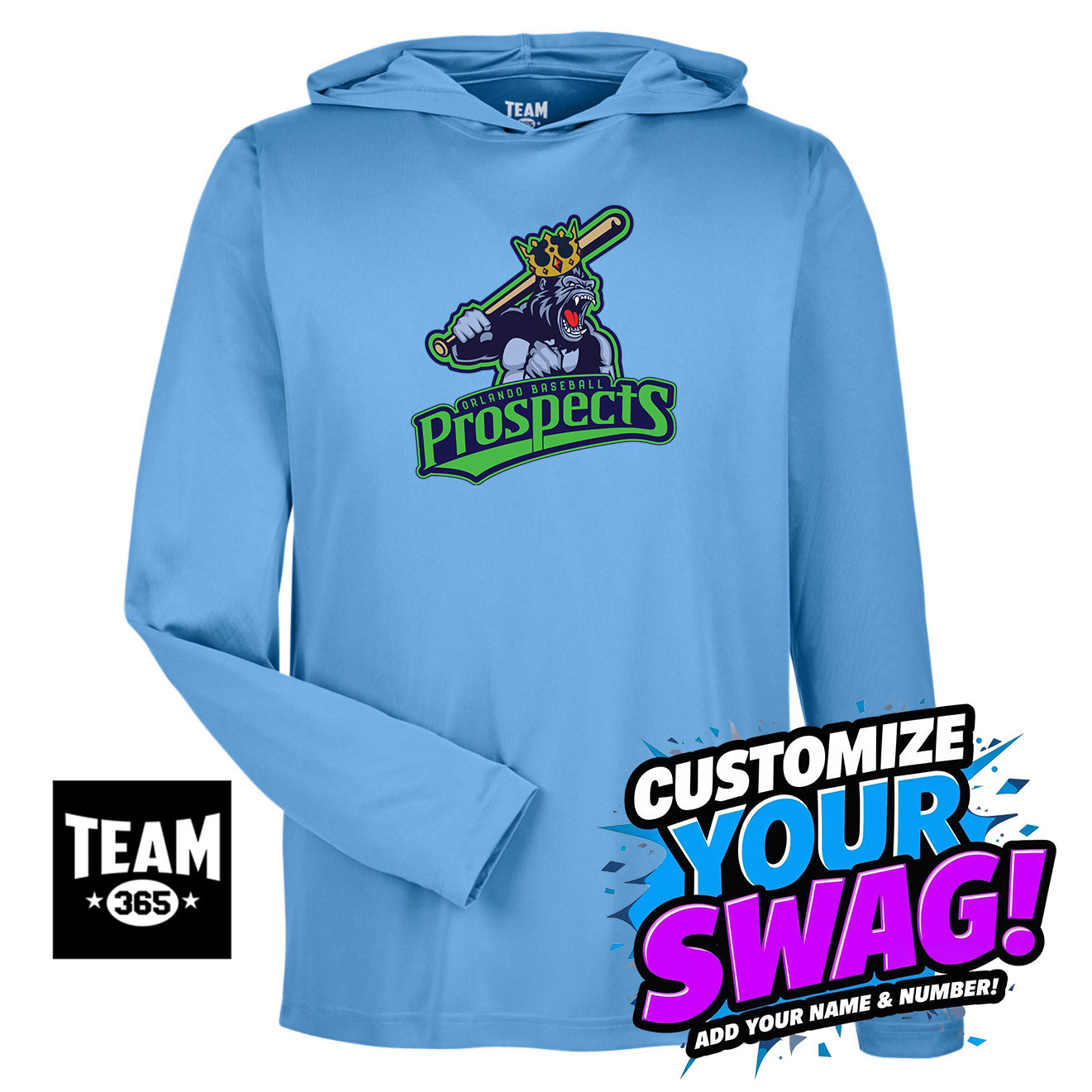 Team 365 Youth & Men's Zone Performance Hoodie - OBP Gorilla Kings