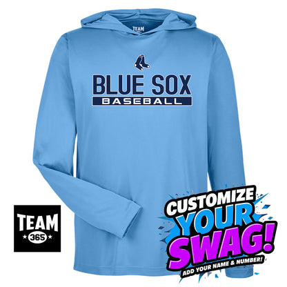 Team 365 Youth & Men's Zone Performance Hoodie - Blue Sox Baseball