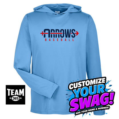 Team 365 Youth & Men's Zone Performance Hoodie - Arrows Baseball