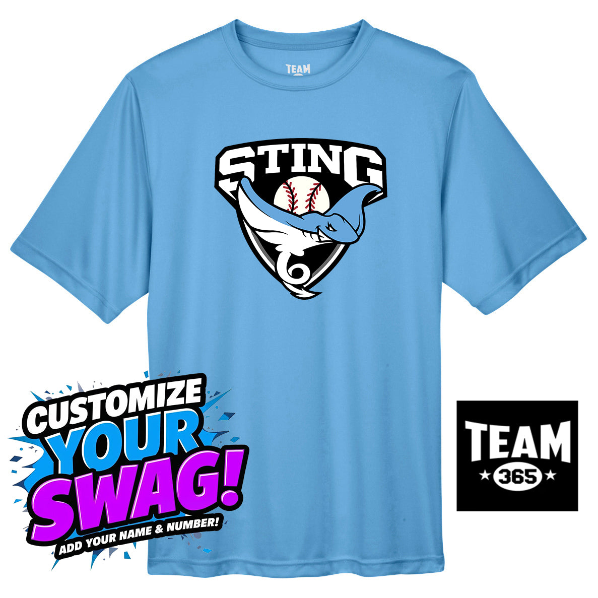 Team 365 Youth & Men's Zone Performance T-Shirt - Southwest Sting Baseball