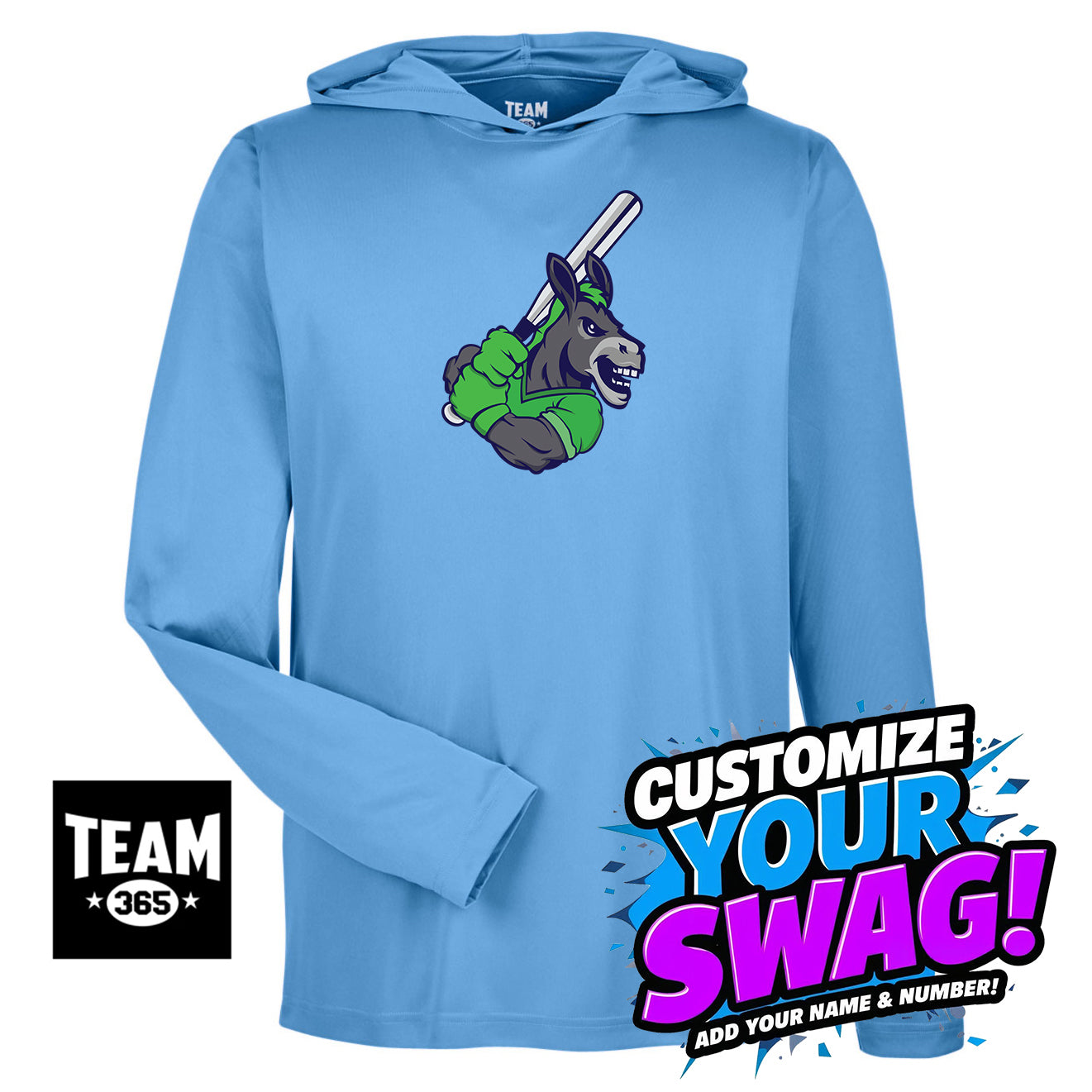 Team 365 Youth & Men's Zone Performance Hoodie - OBP Swamp Donkeys