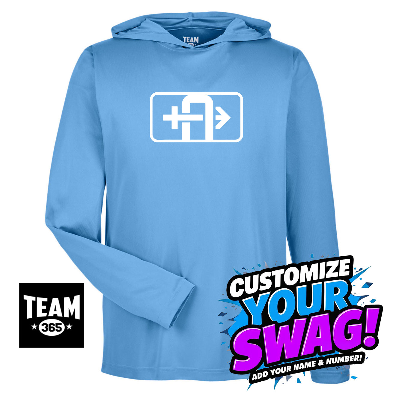 Team 365 Youth & Men's Zone Performance Hoodie - Arrows Baseball