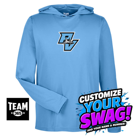 Team 365 Youth & Men's Zone Performance Hoodie - PVAA Sharks Baseball