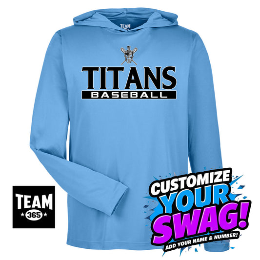 Team 365 Youth & Men's Zone Performance Hoodie - St. Johns Titans Baseball