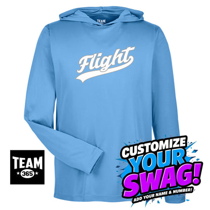 Team 365 Youth & Men's Zone Performance Hoodie - FCF Flight Baseball Blue