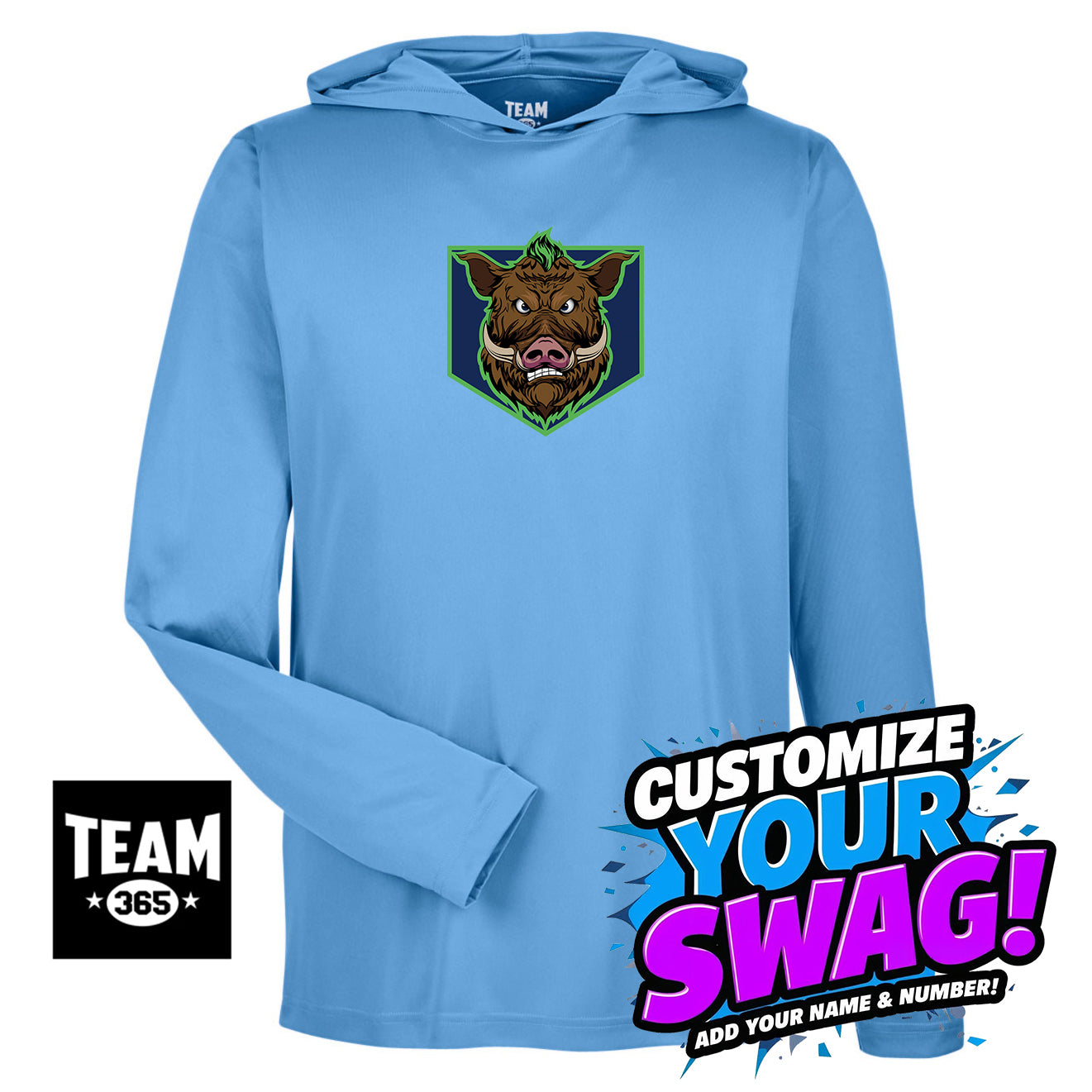 Team 365 Youth & Men's Zone Performance Hoodie - OBP War Hogs
