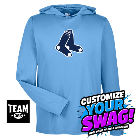Team 365 Youth & Men's Zone Performance Hoodie - Blue Sox Baseball