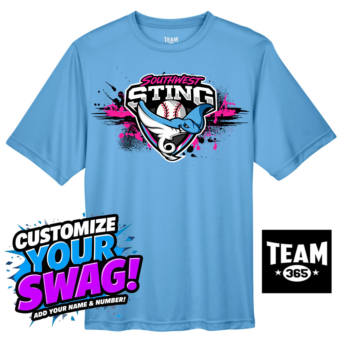 Team 365 Youth & Men's Zone Performance T-Shirt - Southwest Sting Baseball