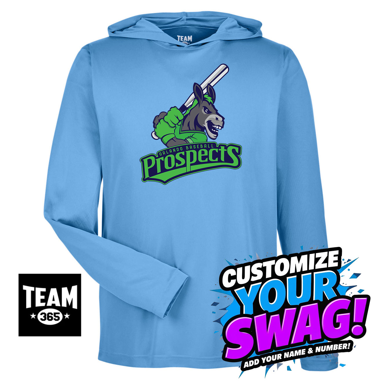 Team 365 Youth & Men's Zone Performance Hoodie - OBP Swamp Donkeys