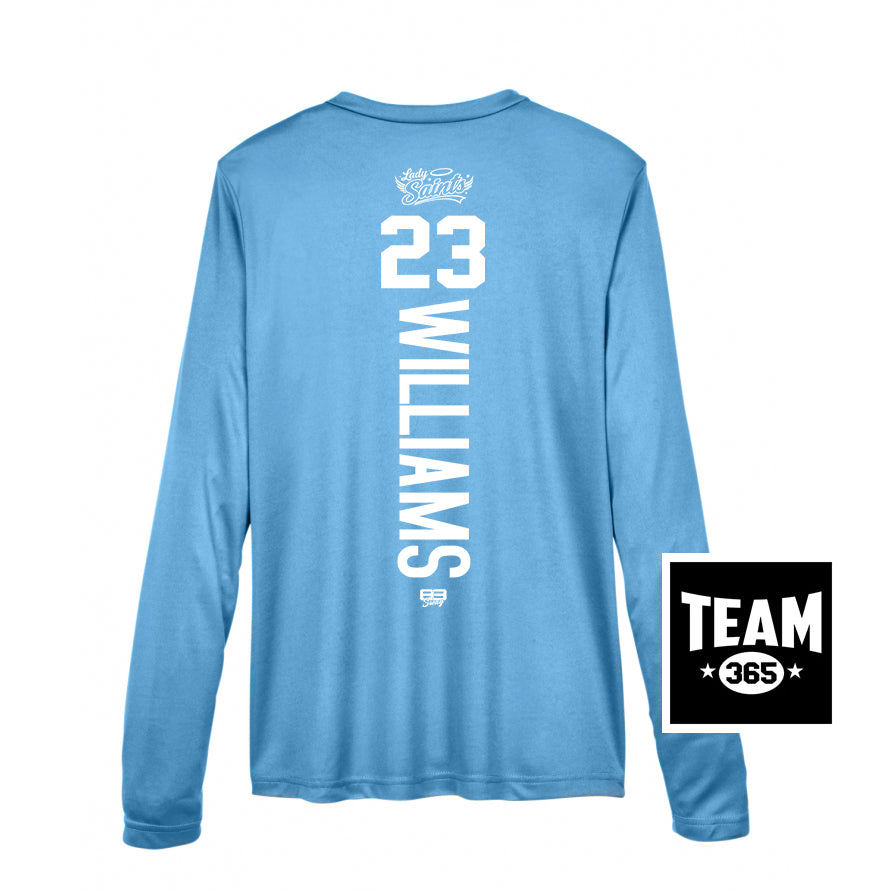 Team 365 TT11WL Women's Zone Performance Long-Sleeve T-Shirt - Lady Saints Softball