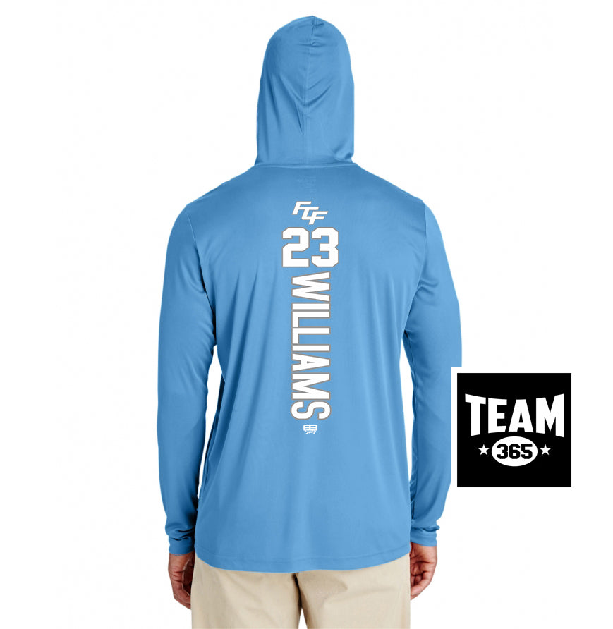 Team 365 Youth & Men's Zone Performance Hoodie - FCF Flight Baseball Blue