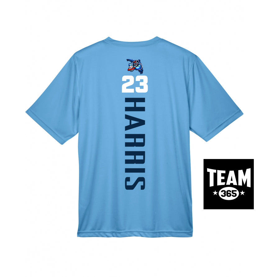 APEX Team 365 Youth & Men's Zone Performance T-Shirt - FCA Blueclaws Baseball