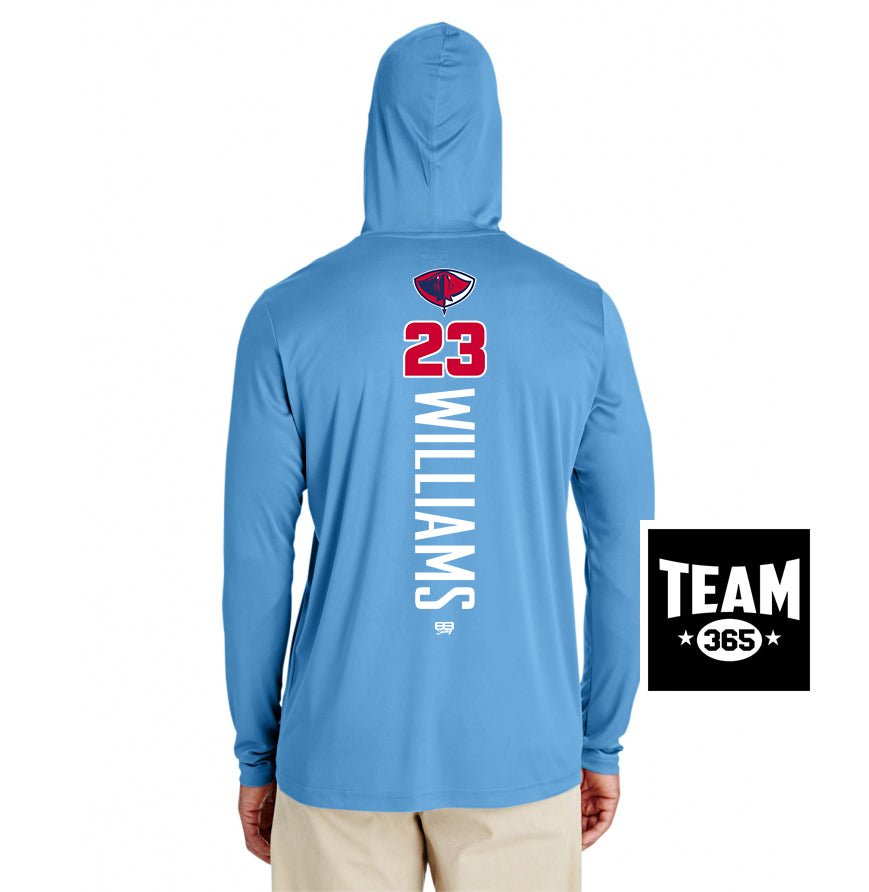 Team 365 Youth & Men's Zone Performance Hoodie - Pasco Stingers Baseball