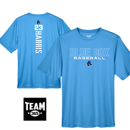 Team 365 Youth & Men's Zone Performance T-Shirt - Blue Sox Baseball