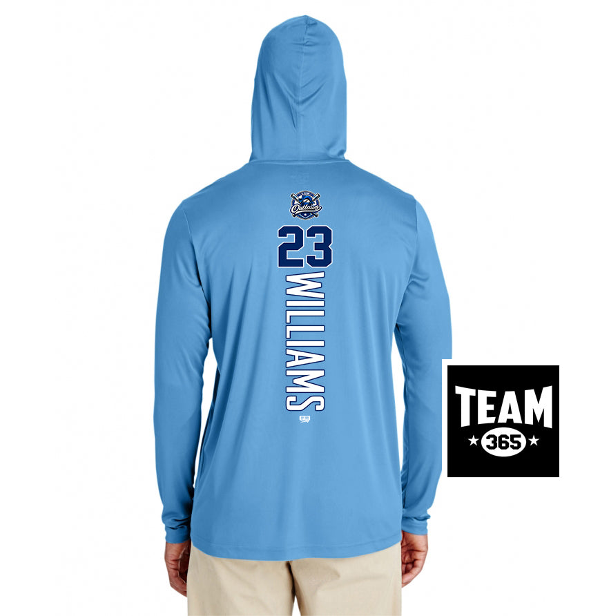 Team 365 Youth & Men's Zone Performance Hoodie - LBK Outlaws Baseball