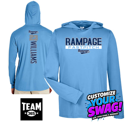 GAME TIME - Team 365 Youth & Men's Zone Performance Hoodie - Mississippi Rampage