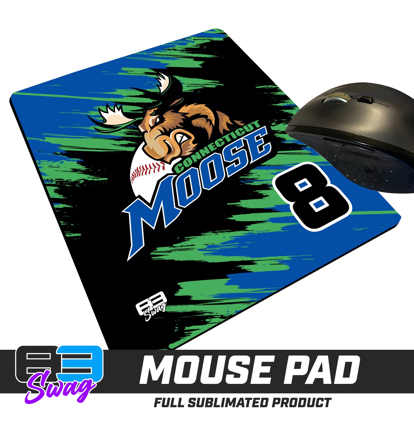 Mouse Pad - Connecticut Moose Baseball