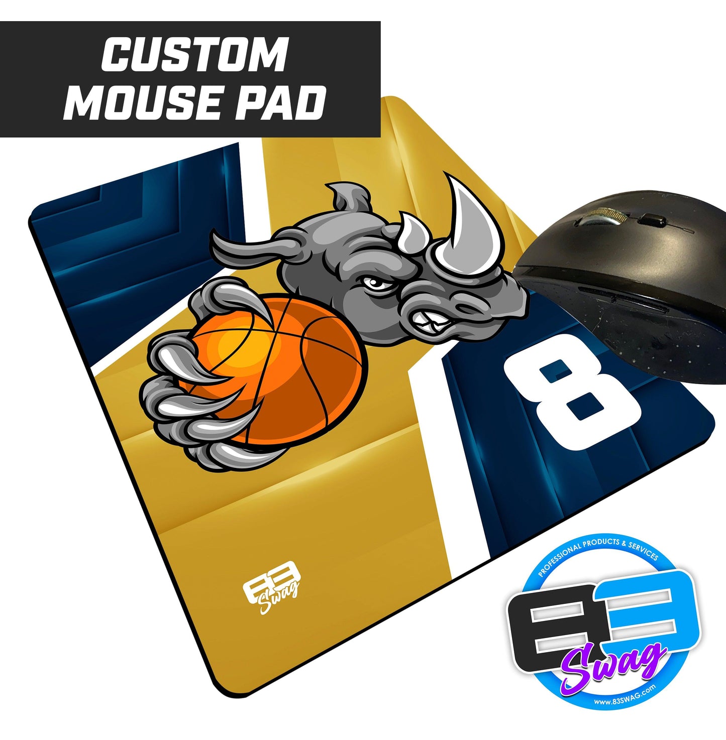Rhino Basketball - Mouse Pad