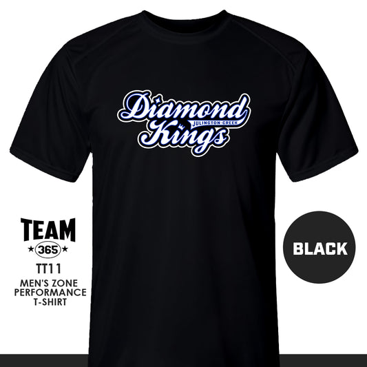 JCB Diamond Kings Baseball - Crew - Performance T-Shirt - MULTIPLE COLORS AVAILABLE