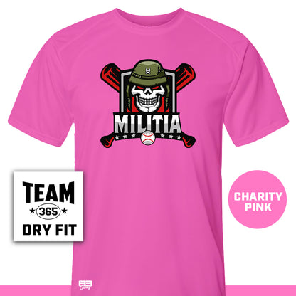 Performance T-Shirt - MULTIPLE COLORS AVAILABLE - Militia Baseball