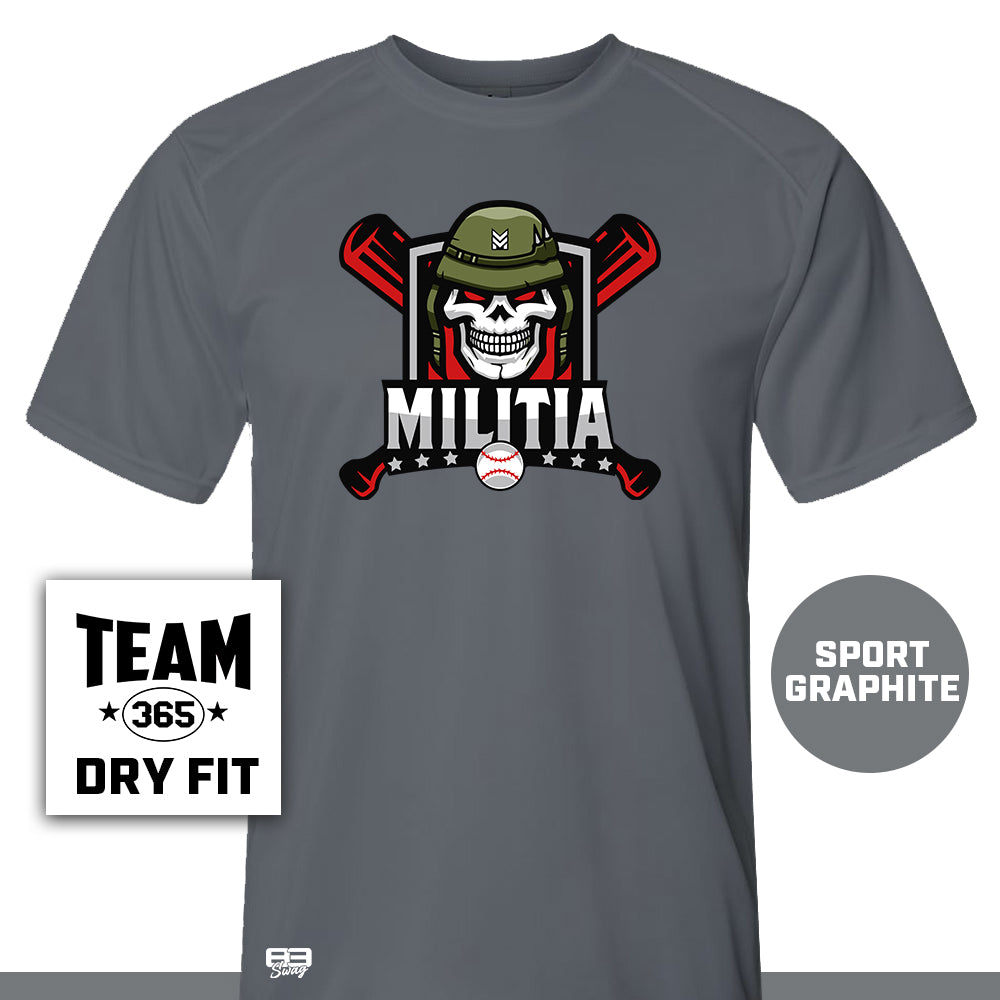 Performance T-Shirt - MULTIPLE COLORS AVAILABLE - Militia Baseball