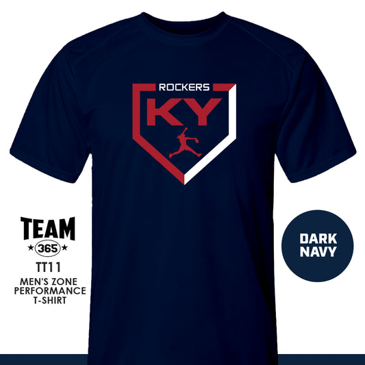KY Rockers Softball - Crew - Performance T-Shirt - MULTIPLE COLORS AVAILABLE