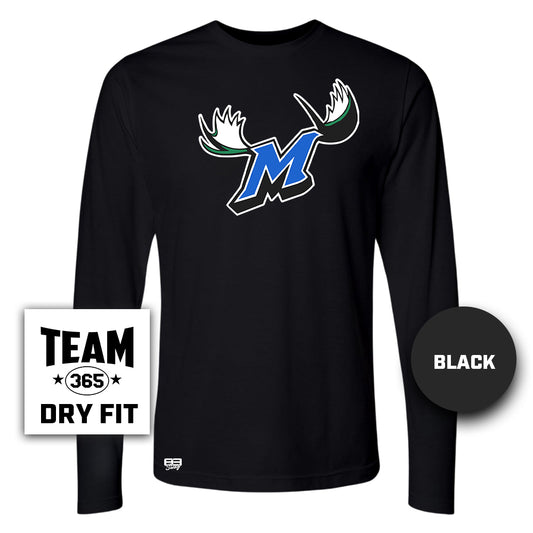 Lightweight Performance Long Sleeve - Connecticut Moose Baseball V2