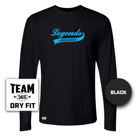 Lightweight Performance Long Sleeve - Virginia Legends Softball