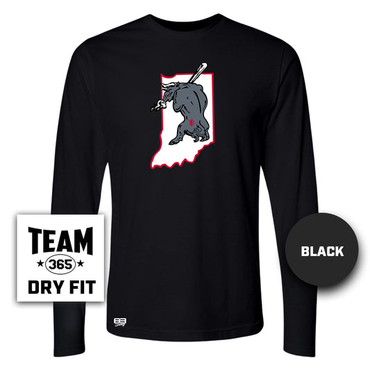 Lightweight Performance Long Sleeve - Indiana Bulls Baseball