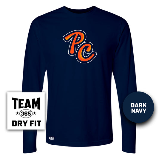 Lightweight Performance Long Sleeve - Peach Clobbers Baseball V2