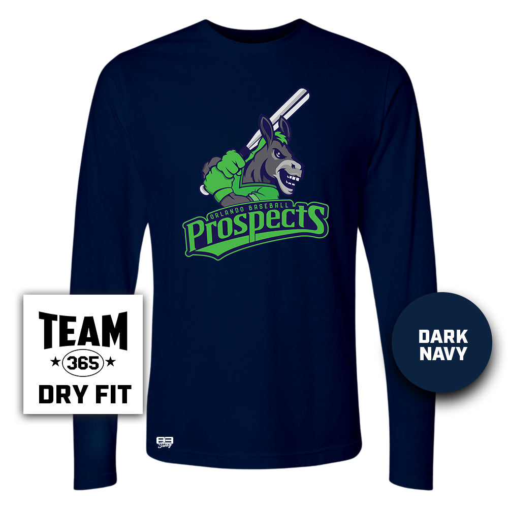 Lightweight Performance Long Sleeve - Orlando Baseball Prospects - Swamp Donkeys V2