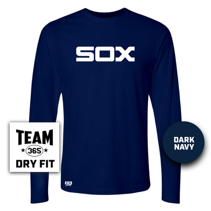 Lightweight Performance Long Sleeve - Blue Sox V2