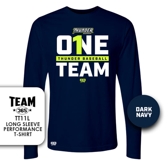 PVAA Thunder LIMITED EDITION "ONE TEAM" - Lightweight Performance Long Sleeve - MULTIPLE COLORS