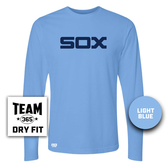 Lightweight Performance Long Sleeve - Blue Sox V2