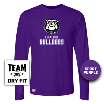 Lightweight Performance Long Sleeve - Geraldine Bulldogs Football V2