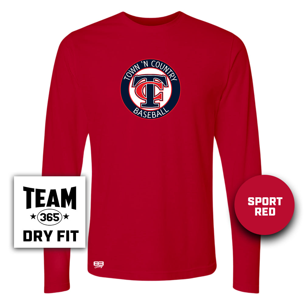 Lightweight Performance Long Sleeve - Town N Country Baseball V2