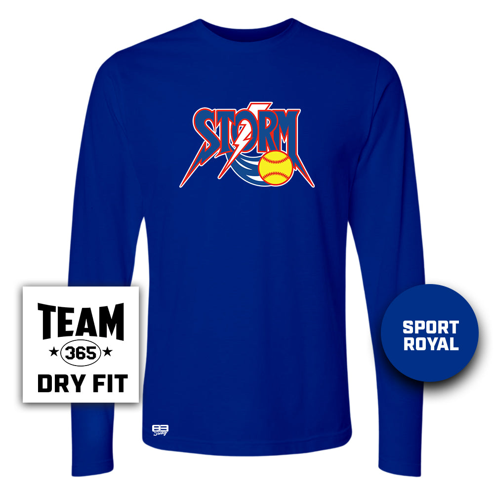 Lightweight Performance Long Sleeve - Sun City Storm Softball